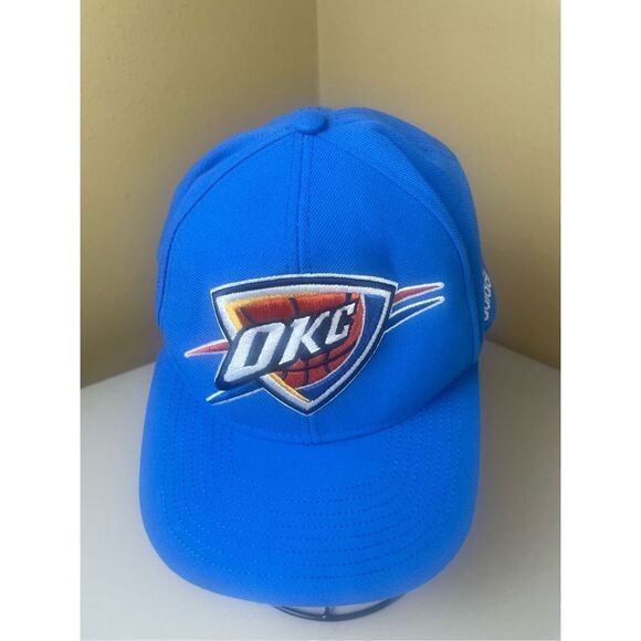 Oklahoma City Thunder OKC NBA Adjustable Snapback Blue Orange Baseball Hat - Picture 1 of 7